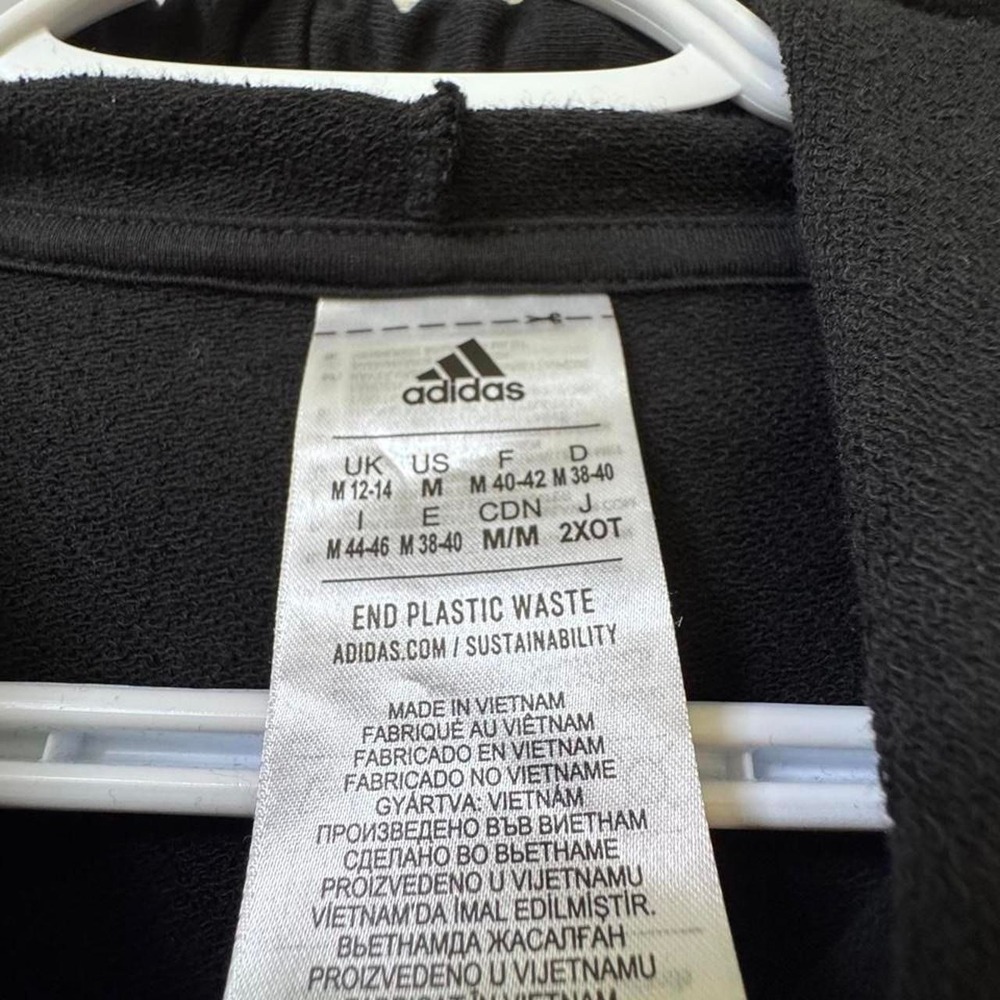 Adidas black hoodie with multicolored animal print logo - Picture 4 of 5